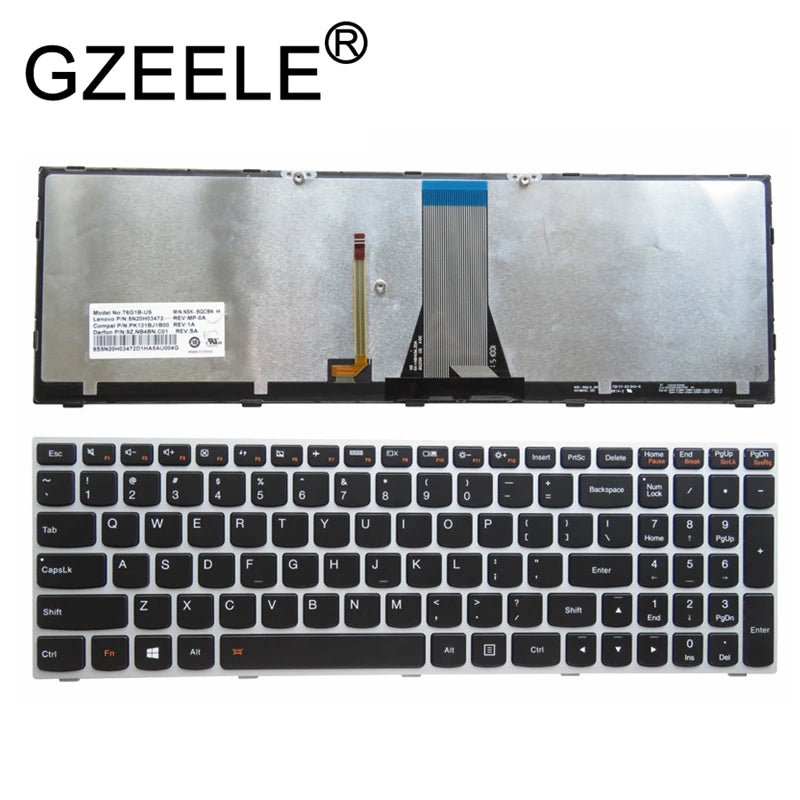 Replacement Laptop Keyboard for Lenovo G50-70 G50-45 G50-70AT G50-30 Z50 B70-80 Z70-80 305-15ABM 305-15IBD 305-15IBY G70-35 G70-70 G70-80 E50-70 US Layout