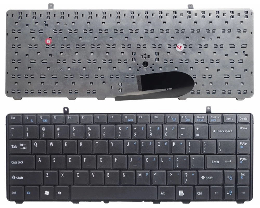 Replacement Laptop Keyboard for Dell Vostro A840 A860 PP37L PV080925BS1 AEVM8U00210 NSK-DCK011088 1014 1015 PP37L PP38L R811H 0R811H US Layout
