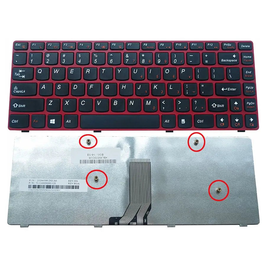 Replacement Laptop Keyboard for LENOVO IdeaPad V370 V370G V370A V370GT US Layout