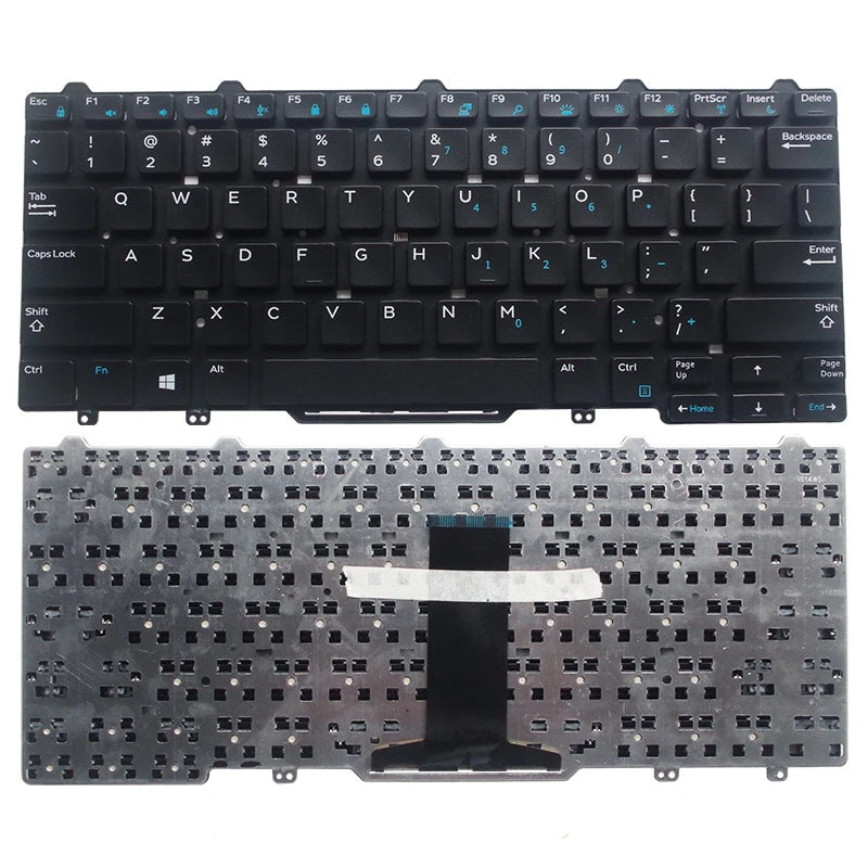 Replacement Laptop Keyboard for Dell Latitude 3340 E3340 E5470 7350 without frame 9Z.NB2UC.A01 US Layout