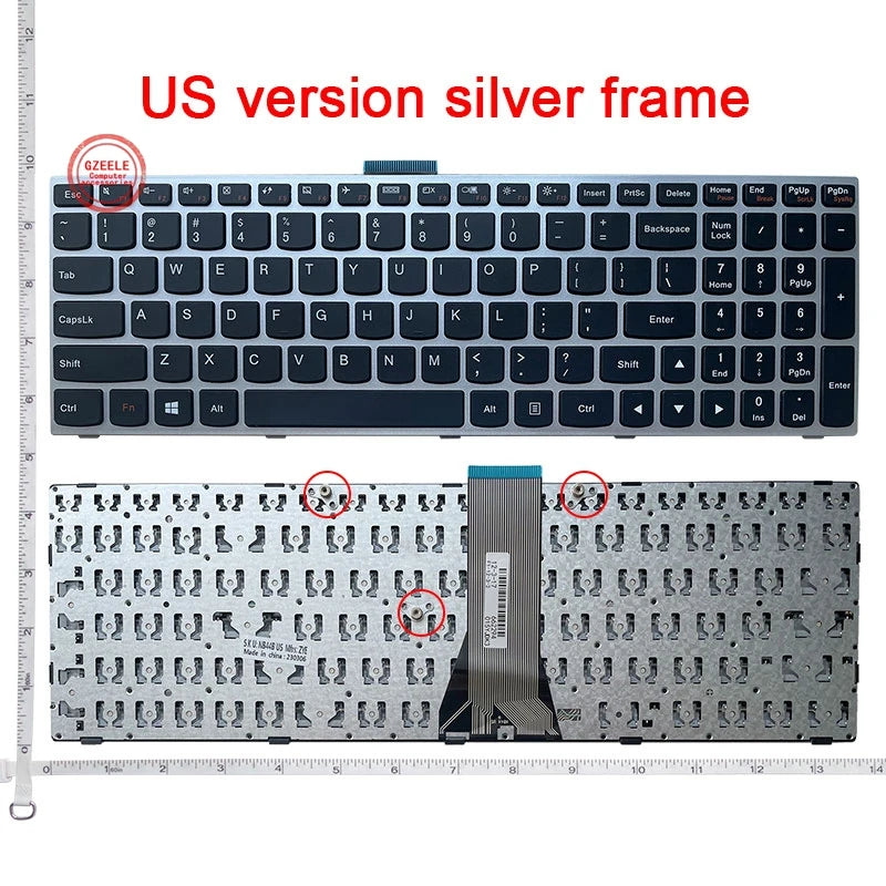 Replacement Laptop Keyboard for Lenovo Touch B50-45 B50-70 B50-80 B70-80 Z50-70 Z50-75 M50-70 M50-80 US Layout