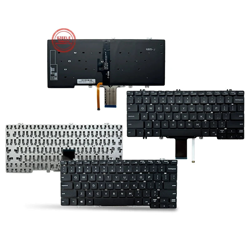 Replacement Laptop Keyboard for DELL Latitude 3300 5200 5300 7200 7300 3301 7290 5310 7301 E7300 E5300 5300 2-in-1 P97G US  Layout