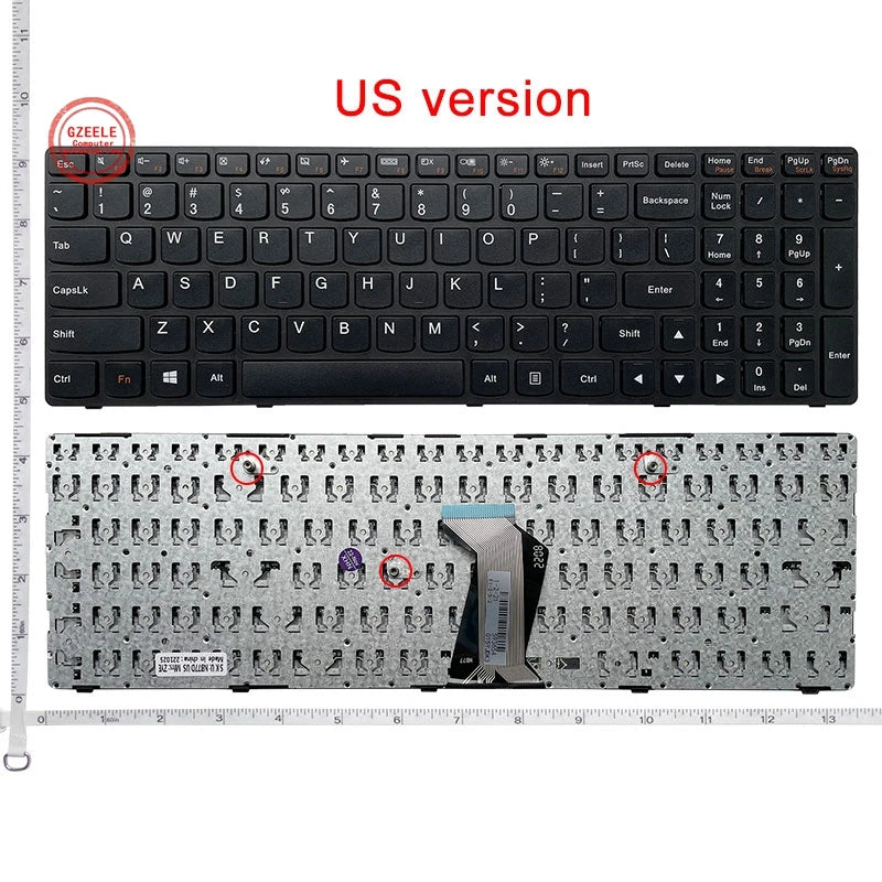 Replacement Laptop Keyboard for Lenovo IdeaPad G510H G500AM-IFI G700AT G500AM-ISE G500 G510 G505 G700 G710 US Layout