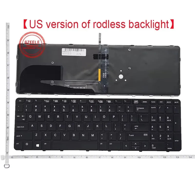Replacement Laptop Keyboard for HP EliteBook 850 G3/850 G4/755 G3/755 G4/ZBOOK 15U G3/ZBOOK 15U G4 With/Without Backlit US Layout