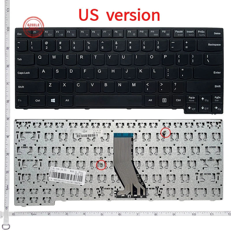 Replacement Laptop Keyboard for Lenovo E40-70 E40-30 E40-45 E40-80 E40-81 E41-70 E41-80  K41-70 K41-80 K40-70 K40-80 US Layout