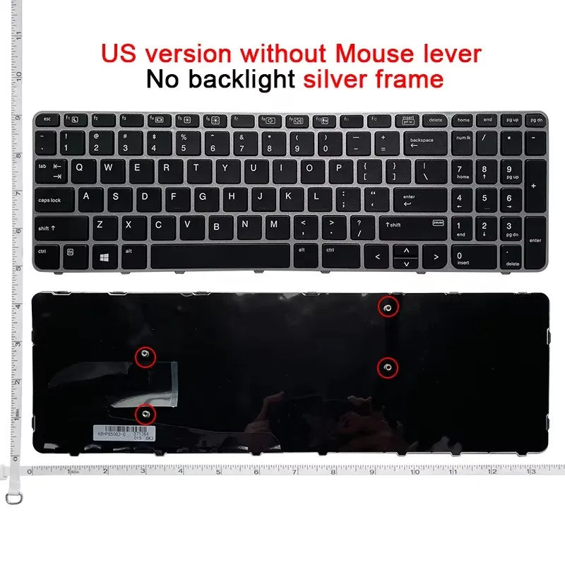 Replacement Laptop Keyboard for HP EliteBook 850 G3/850 G4/755 G3/755 G4/ZBOOK 15U G3/ZBOOK 15U G4 With/Without Backlit US Layout